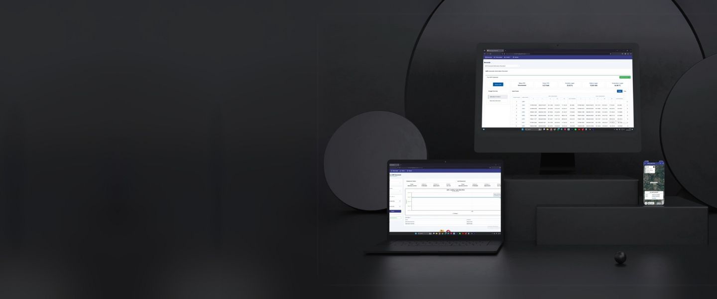 <h1 class="mb-2 text-white " style="letter-spacing: 5px;line-height:0.05px">  
<span class="fw-bold" style="color: #B40404;"> STESY</span>  
</h1><br style="margin-bottom: -.2em;">
<h1 class="mb-2" style="letter-spacing: 5px;">"<span style="color:#B40404">S</span>MART <span style="color:#B40404">TE</span>LEMETRY <span style="color:#B40404">SY</span>STEMS"</h1>